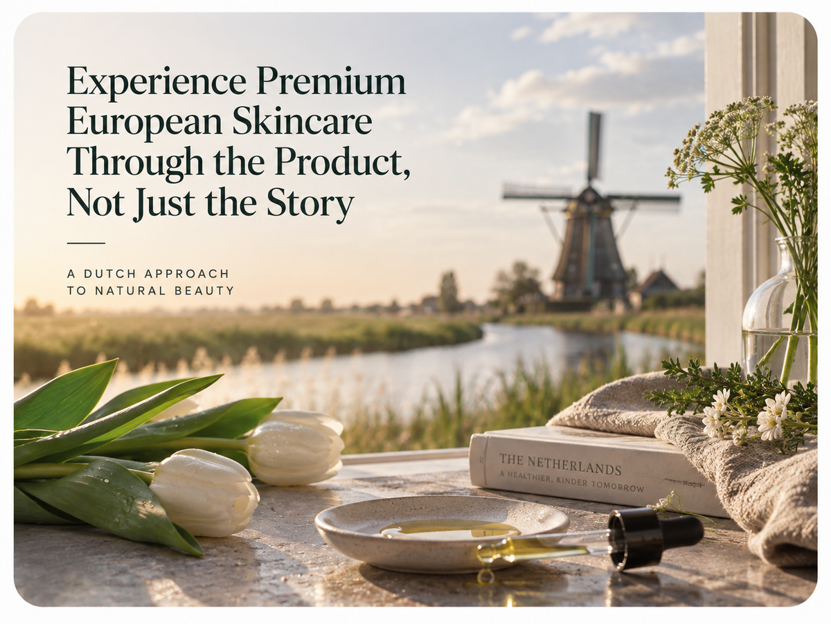 Experience Premium European Skincare Through the Product, Not Just the Story